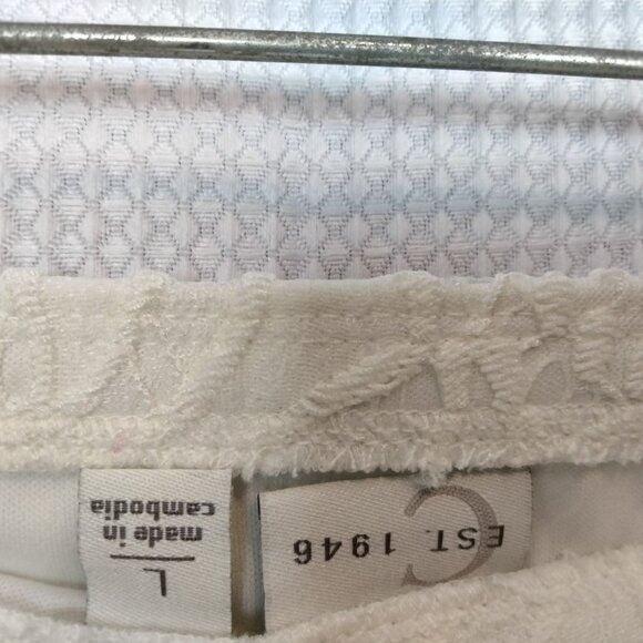 Est 1946 White Lace Skirt long size L - Picture 8 of 9